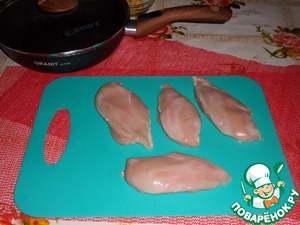 Куриное филе в сметанно-горчичном соусе