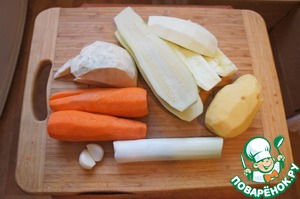 Кабачково-морковный суп-крем