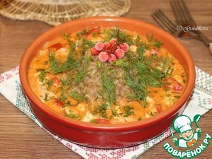 Мясо индейки в томатно-сметанном соусе