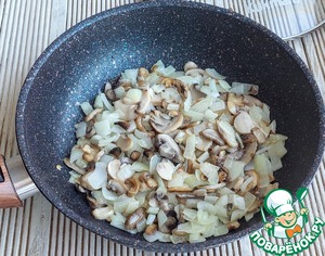 Нут с грибами в сметанном соусе