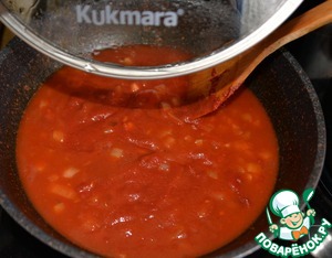 Рыбные котлеты в пикантном томатном соусе